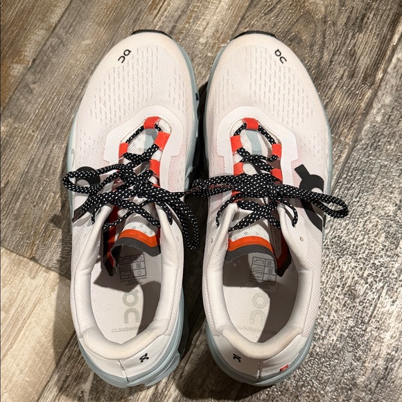 On Running Men's Athletic Shoes - White and Black - Picture 2 of 5